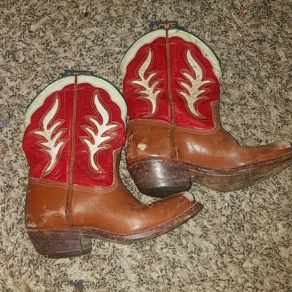 Acme cowgirl cowboy boot